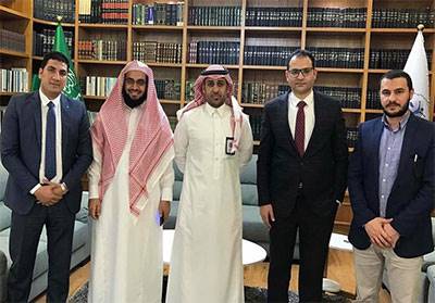 الأكاديمية الدولية للوساطة والتحكيم ضيفا علي الهيئة السعودية للمحامين